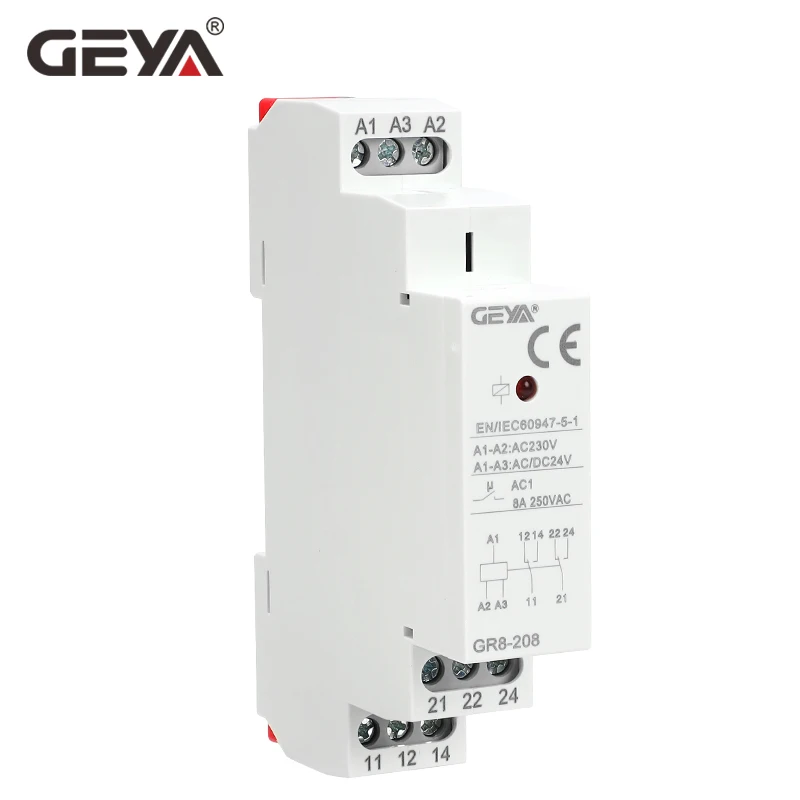 GEYA GR8-208 Auxiliary Relay I - Shelly Relay Module review and price