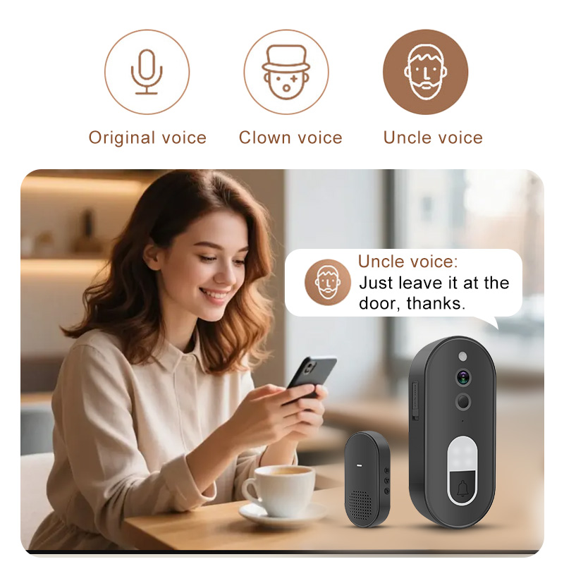 Tuya 1080P HD Wireless WiFi Vi - Smart Doorbell Wired review and price