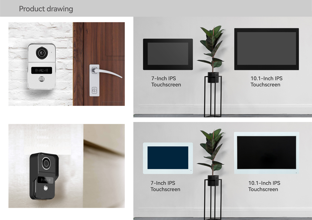 For add 1pcs LCD TUYA 2-wire 1 - Smart Doorbell Wired review and price