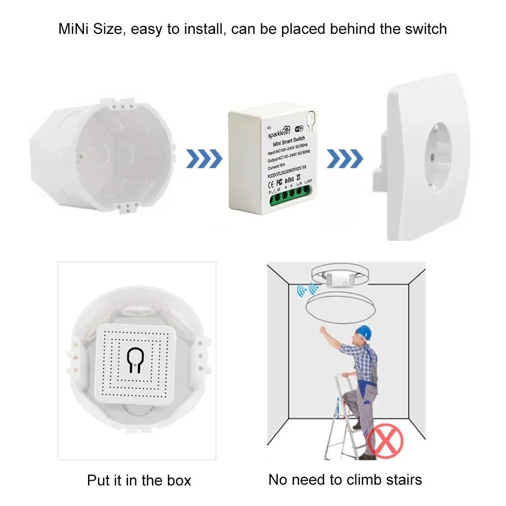 16A Matter WIFI Smart Switch A - Home Automation Tutorial review and price