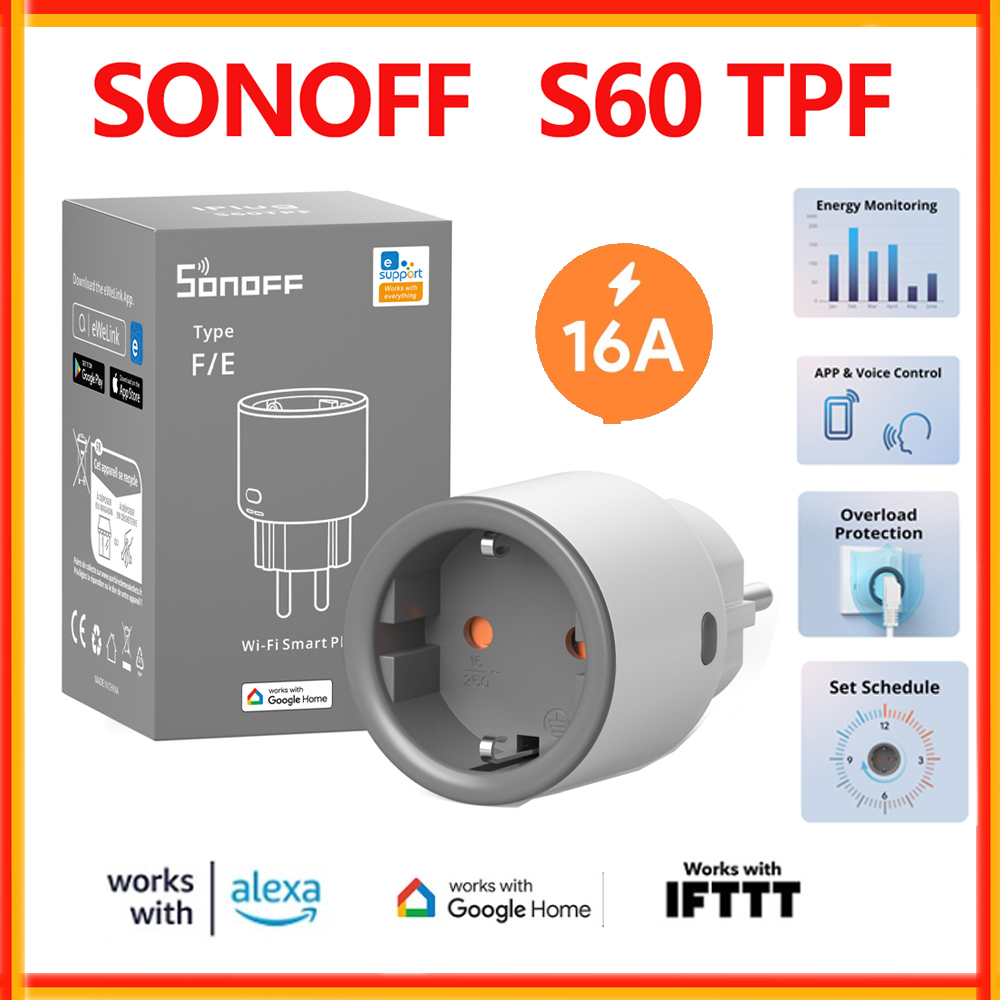 SONOFF S60 TPF EU Wifi Smart P - Sonoff Basic Switch review and price