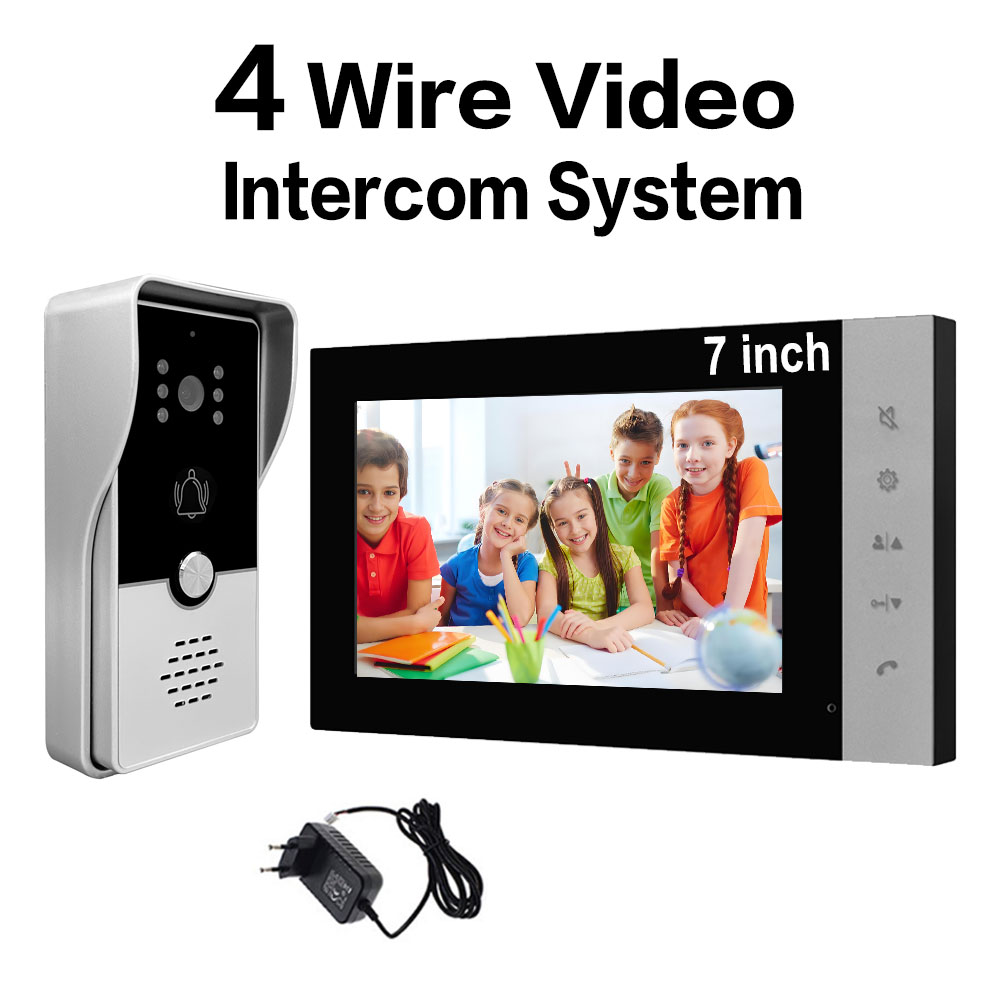 4 Wire 7 Inches Wired Video Do - Smart Doorbell Wired review and price