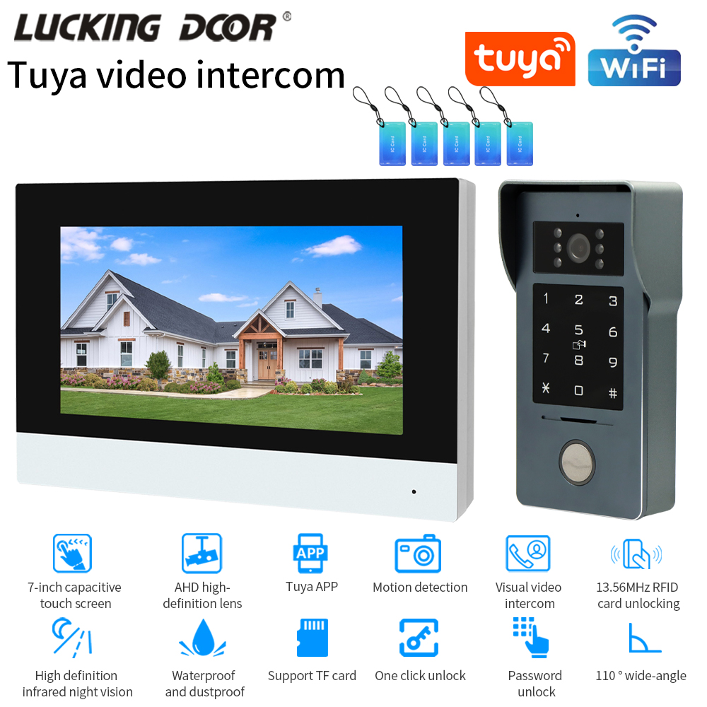 Tuya Wifi 7/10 Inch Video Inte - Smart Doorbell Wired review and price