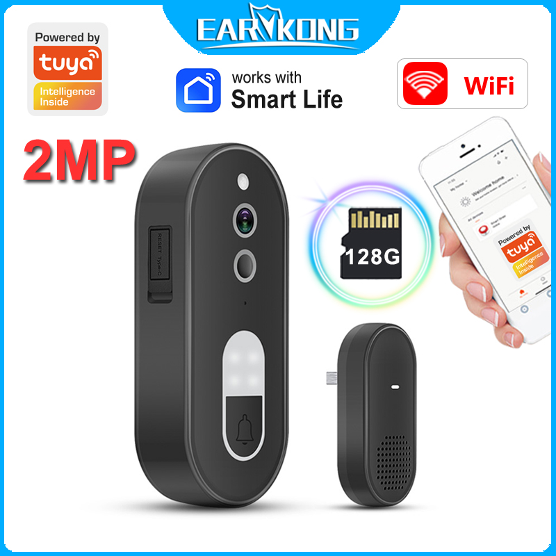 WiFi Video Doorbell Work With  - Smart Doorbell Wired review and price