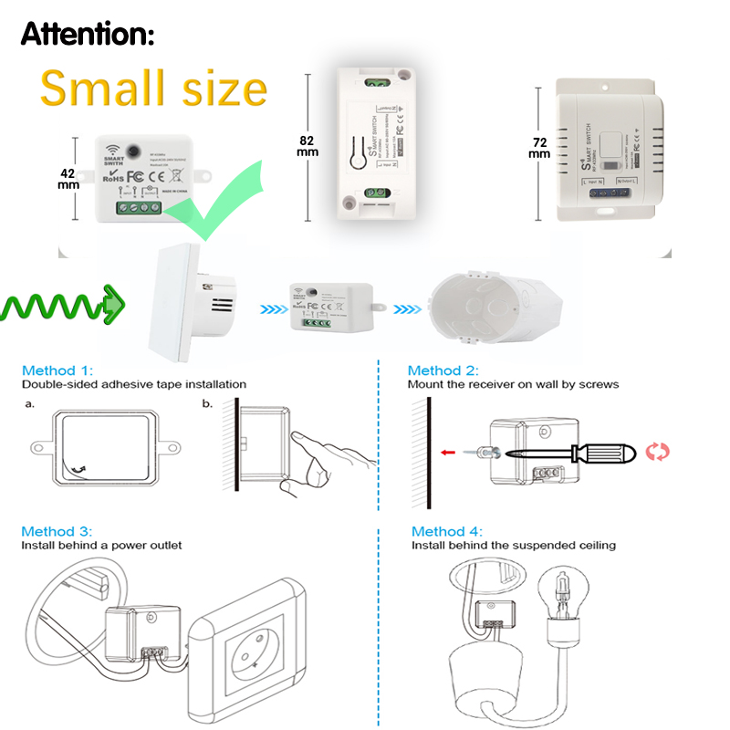 WIFI Mini switch Tuya Smart Li - Home Automation Diy review and price