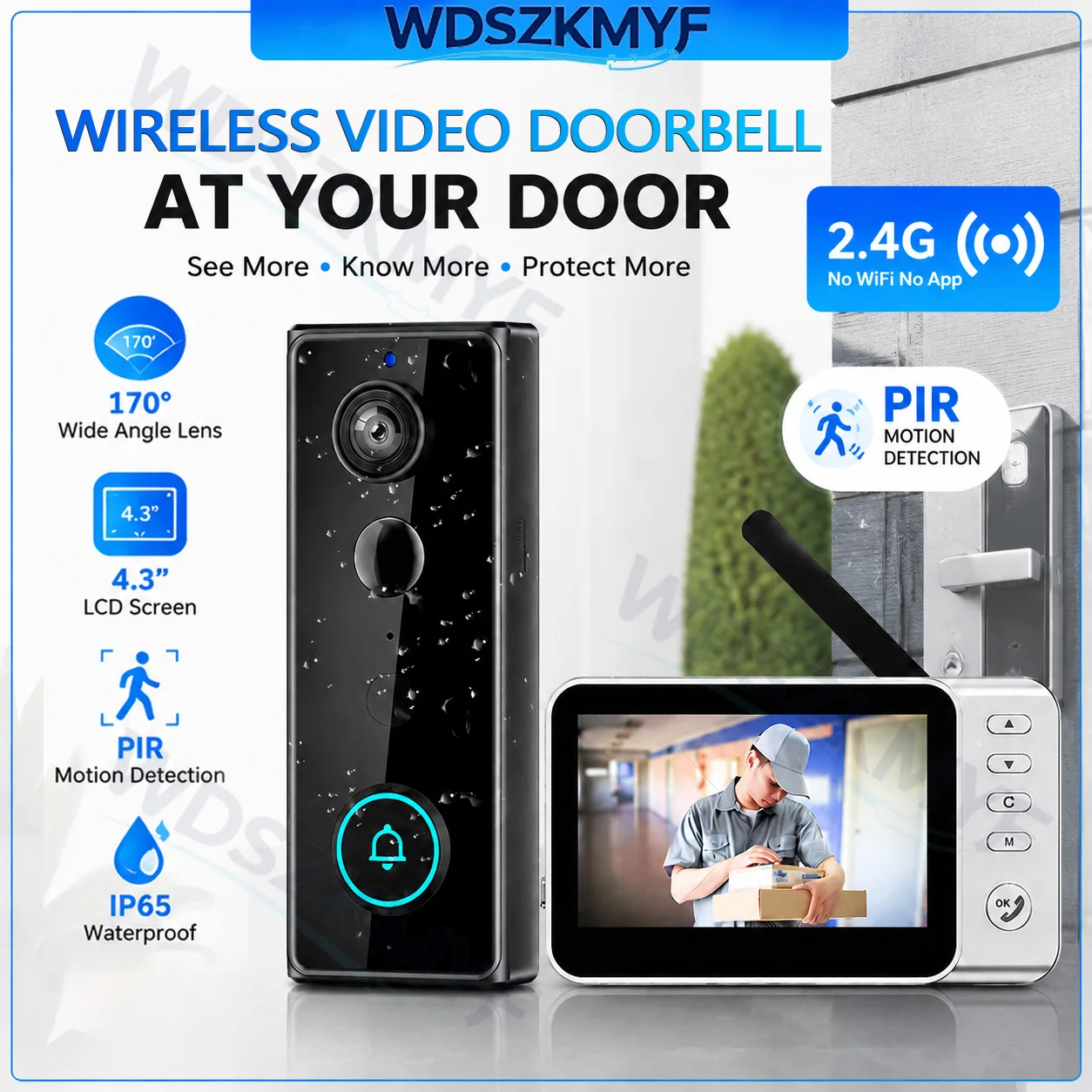 New Waterproof Wireless Doorbe - Smart Doorbell Wired review and price